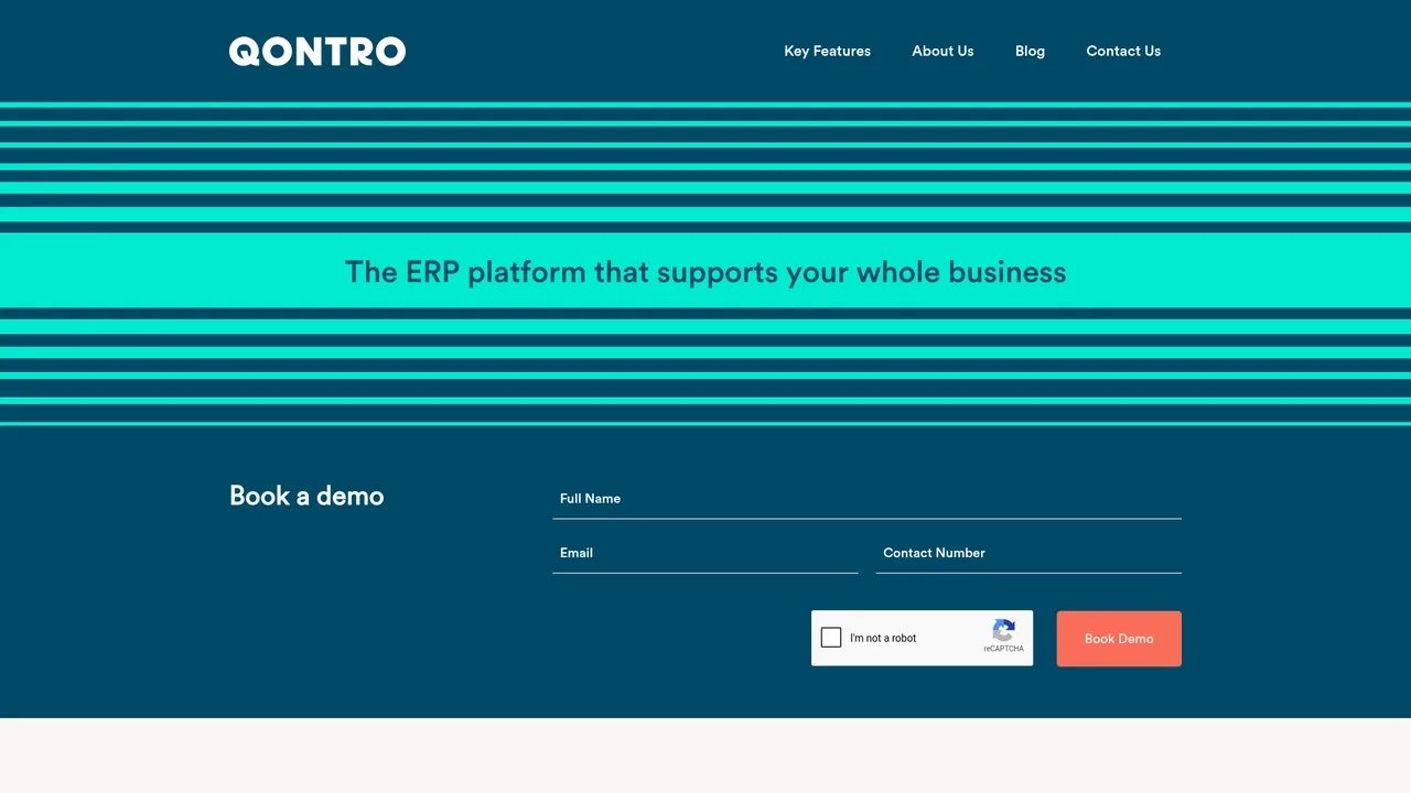 Qontro website