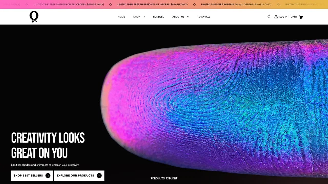 Question Beauty website