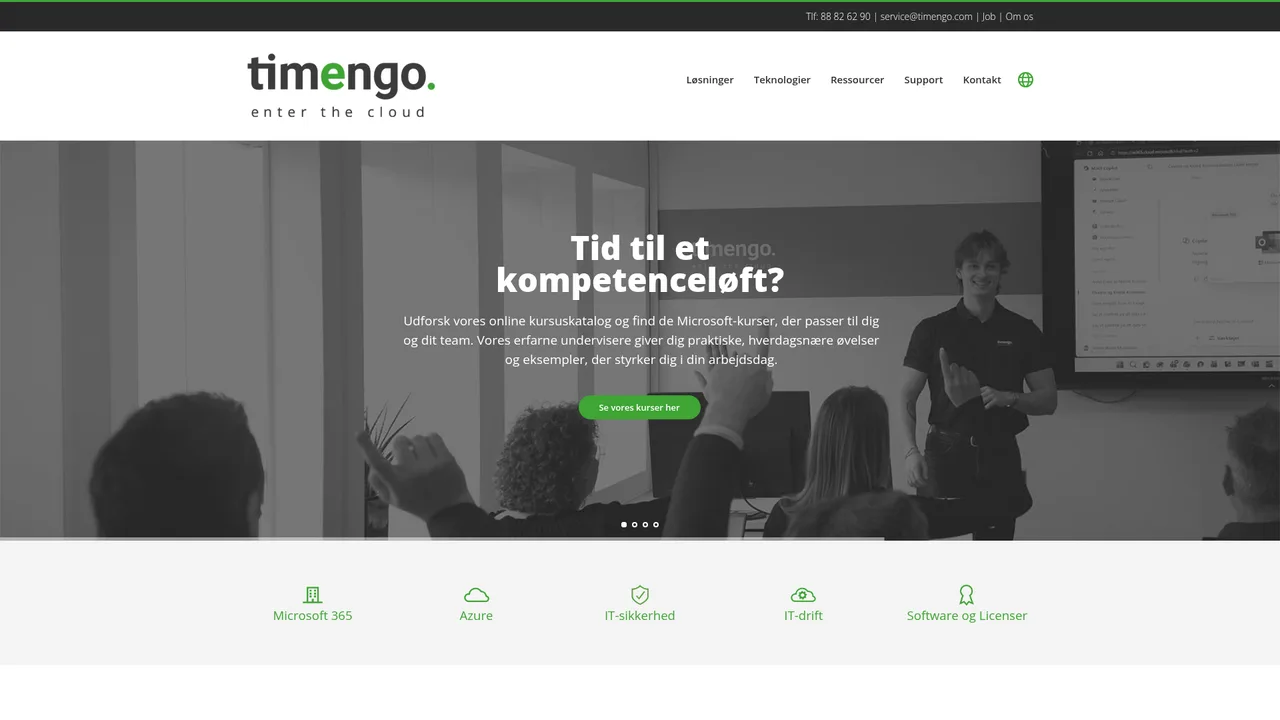 Timengo website