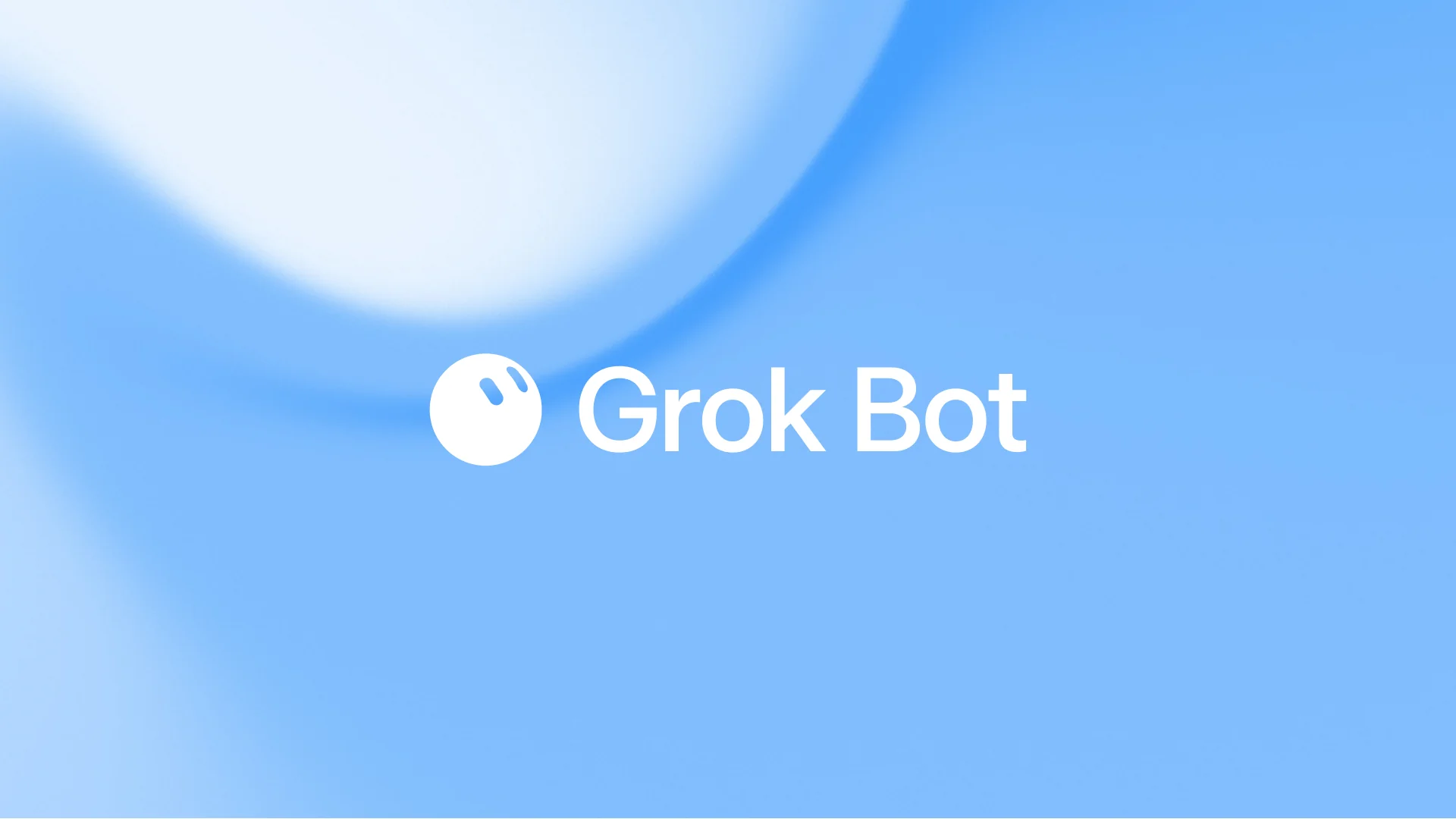 The Grok Bot brand mark from xAI's launch, as taken from xAI