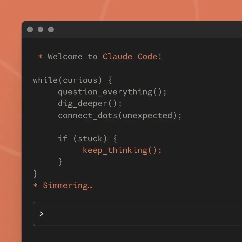 Claude Code running in a terminal, as shown in the Claude Code docs