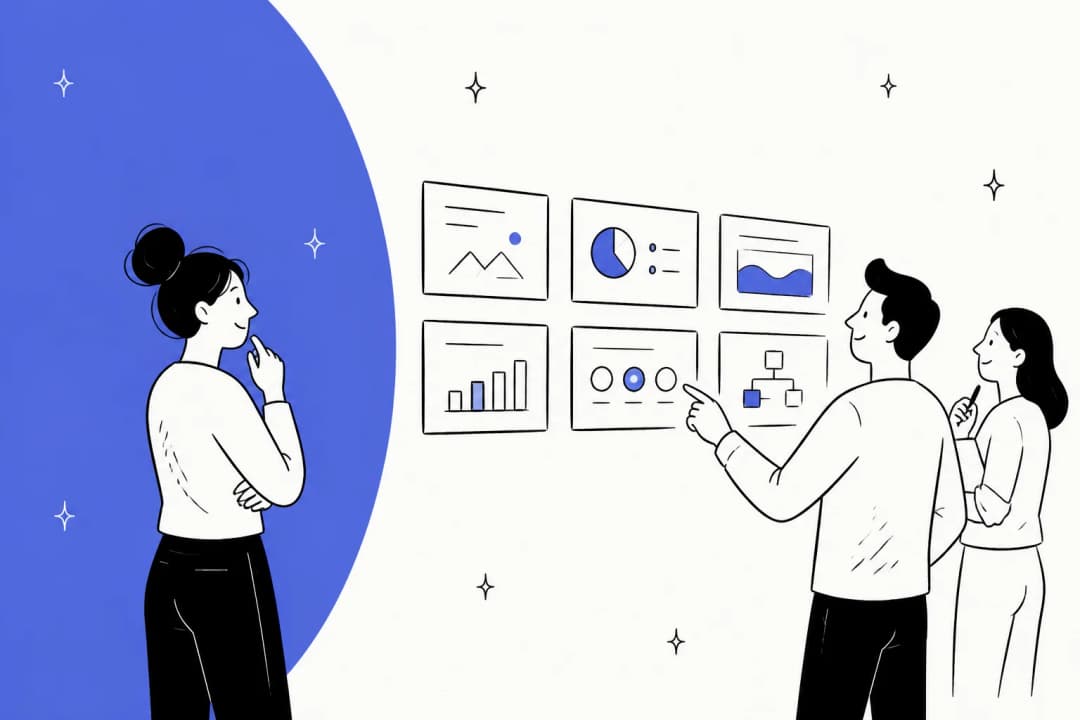 Illustration of several AI presentation tools as an alternative to Claude's slide maker.