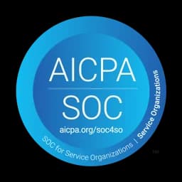 AICPA SOC compliance badge shown on Ago AI's platform page, as taken from useago.com