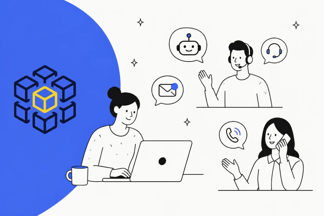 Workhub alternatives 2026: an AI support agent handling chat, email, and voice