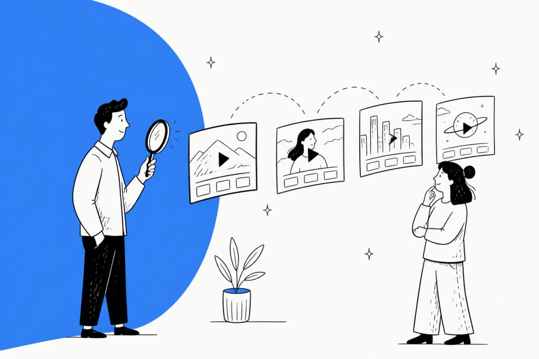 Illustration of AI video generation tools competing as alternatives to Google Gemini Omni 1.1 Flash