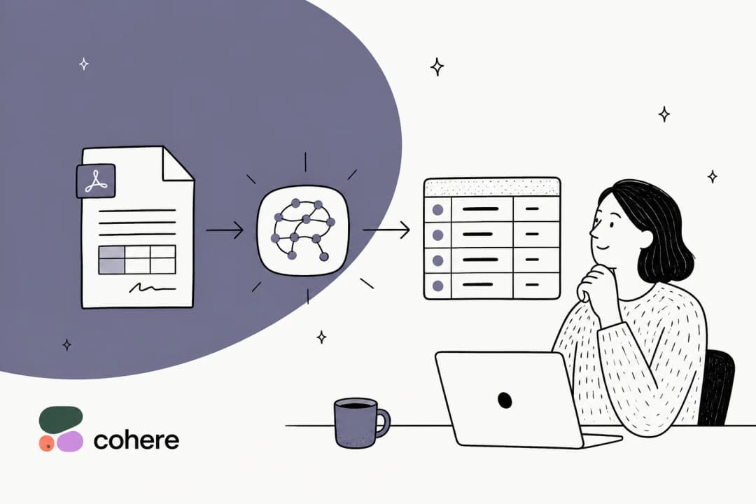 Cohere Parse 5 turning a document into a structured table