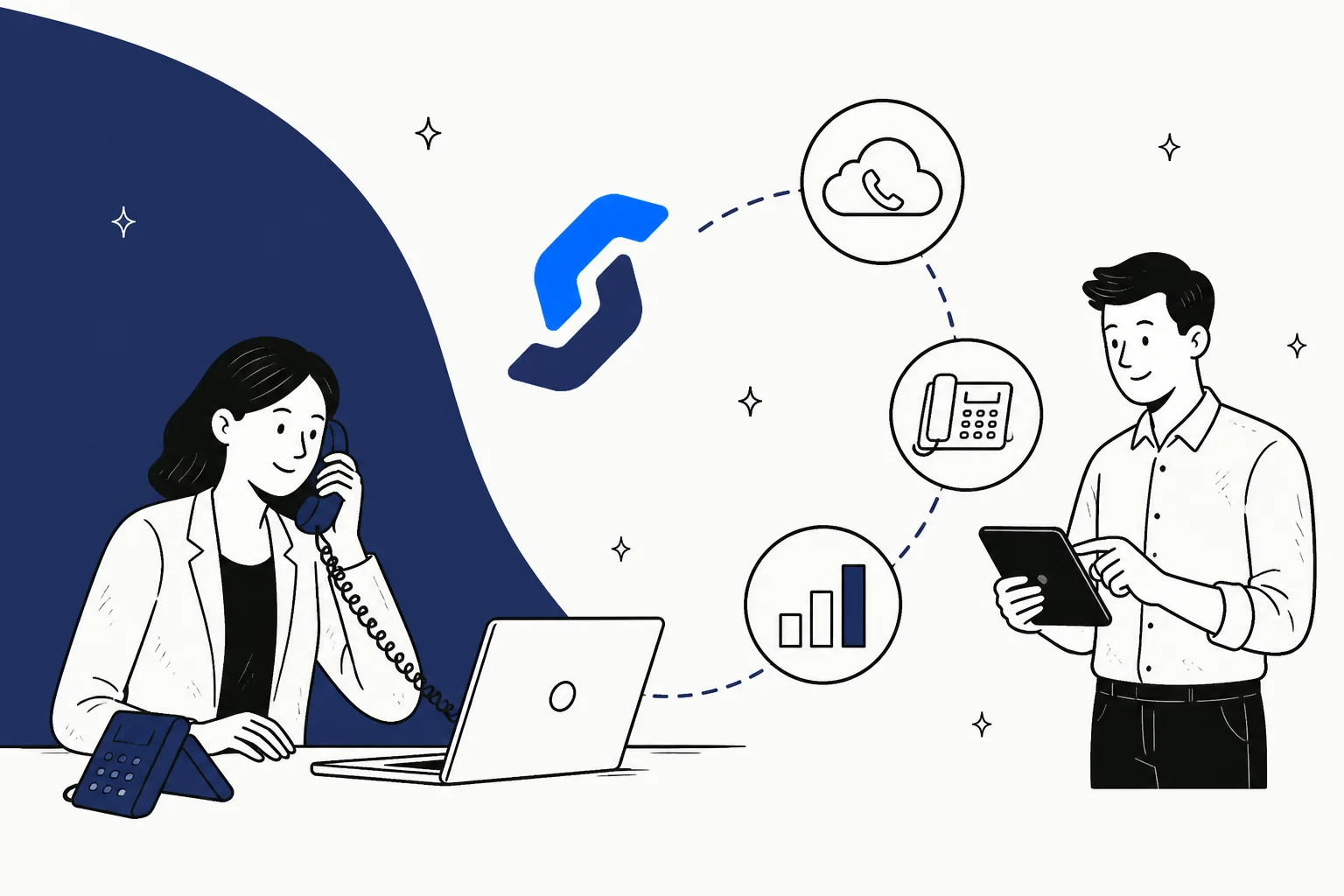 Snap Dial cloud phone system pricing illustration