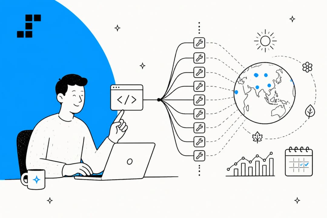Illustration for a StepFun Step 5 Preview review, with a reviewer weighing a large model against a cost dial