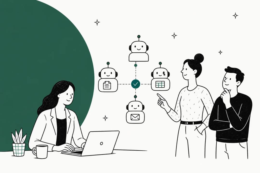 Illustration of AI agent team building tools, the best Invicta AI alternatives for 2026