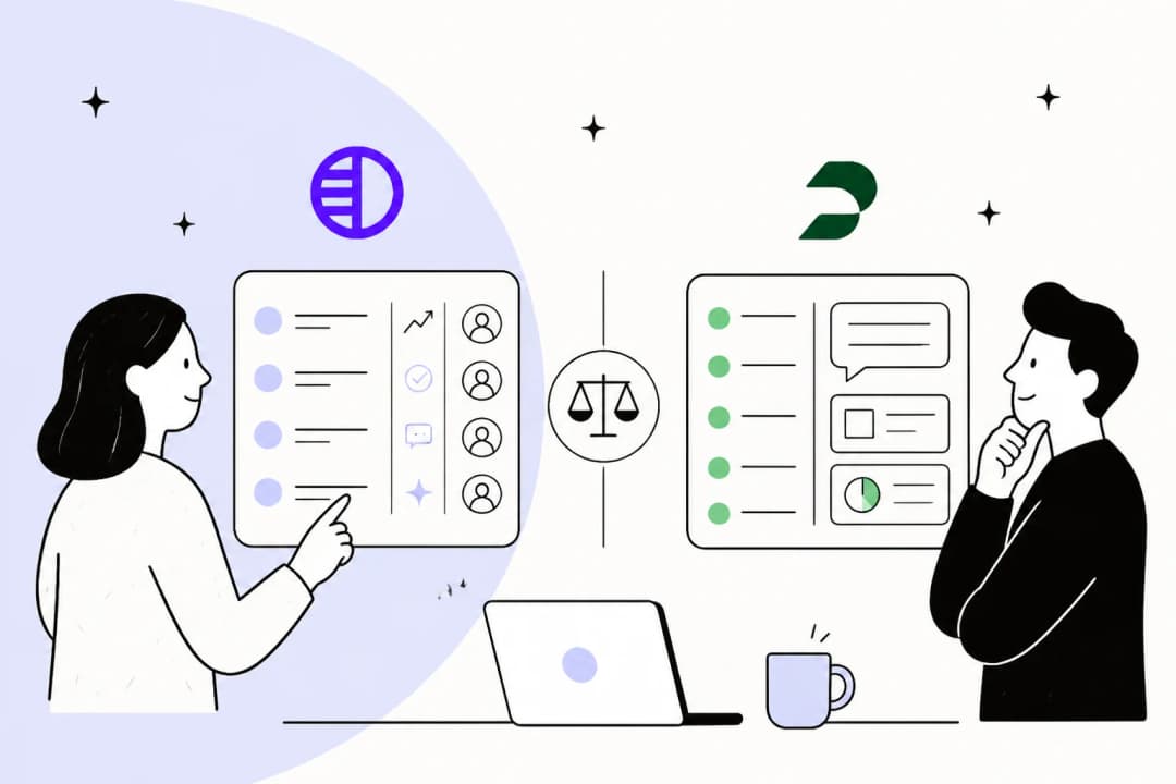 Pylon vs Plain comparison banner for B2B support platforms