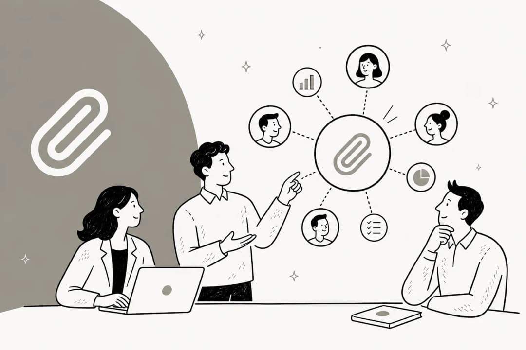 Illustriertes Hero-Banner für einen Leitfaden zu den besten Paperclip-Alternativen für KI-Agenten