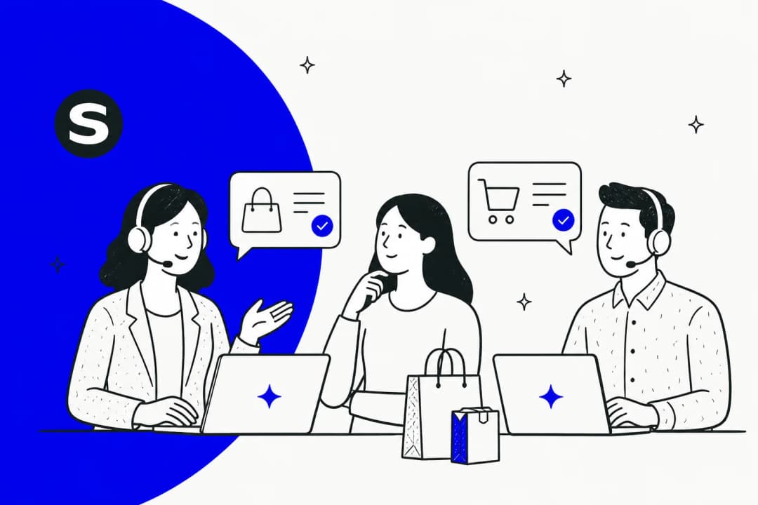 Illustrated banner comparing Siena AI and Yuma AI, two ecommerce customer support agents