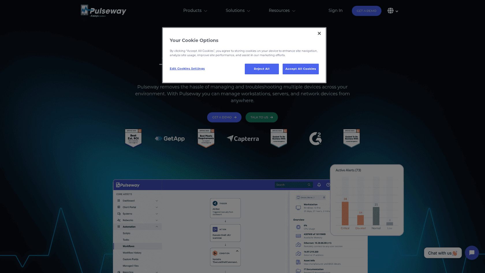 Pulseway pricing page, as taken from Pulseway