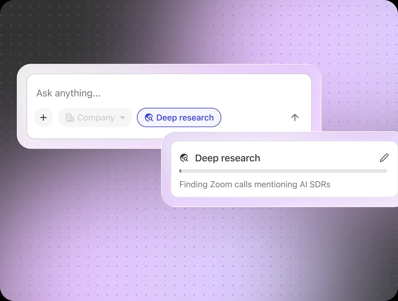 Glean Assistant researching across company tools and delivering a cited answer, as taken from Glean