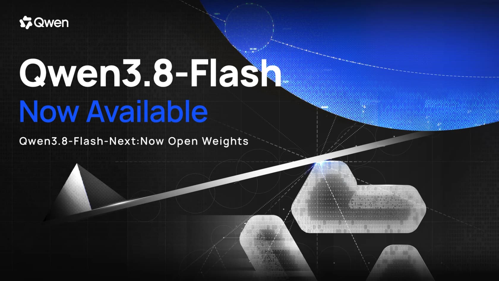 Qwen 3.8 Flash Next launch announcement art, as shared by the Qwen team