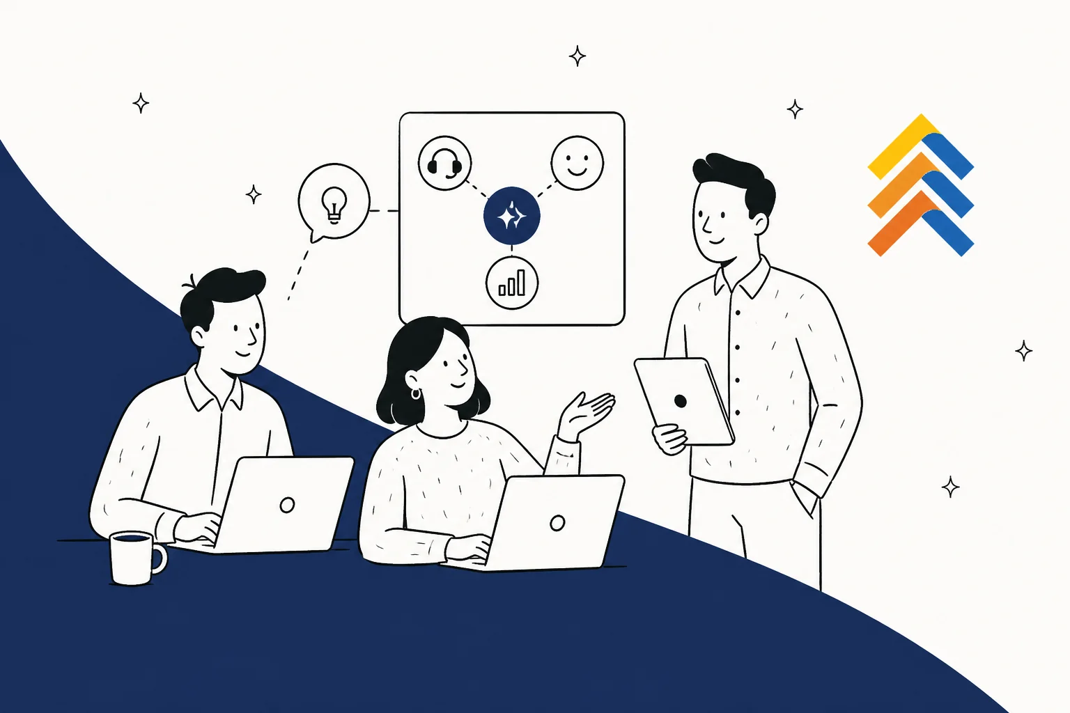 Illustration of TeamSupport alternatives for B2B customer support in 2026