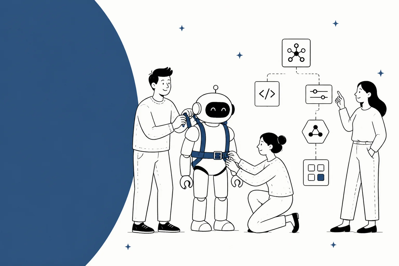 Illustration of AI agent harness and framework alternatives to AWS Strands Harness