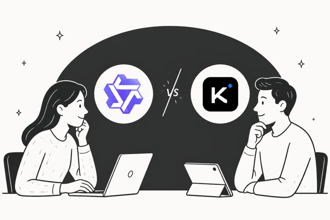 Illustration comparing Alibaba's Qwen 3.8 Max and Moonshot AI's Kimi K3 models