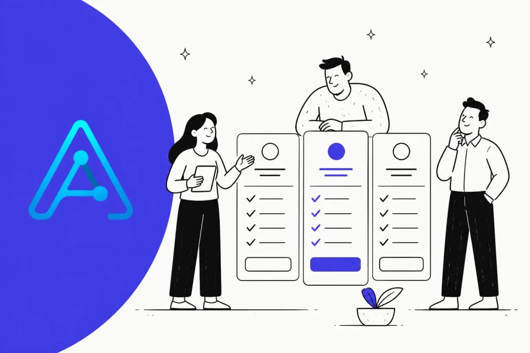 AGO AI pricing breakdown illustration with the AGO logo