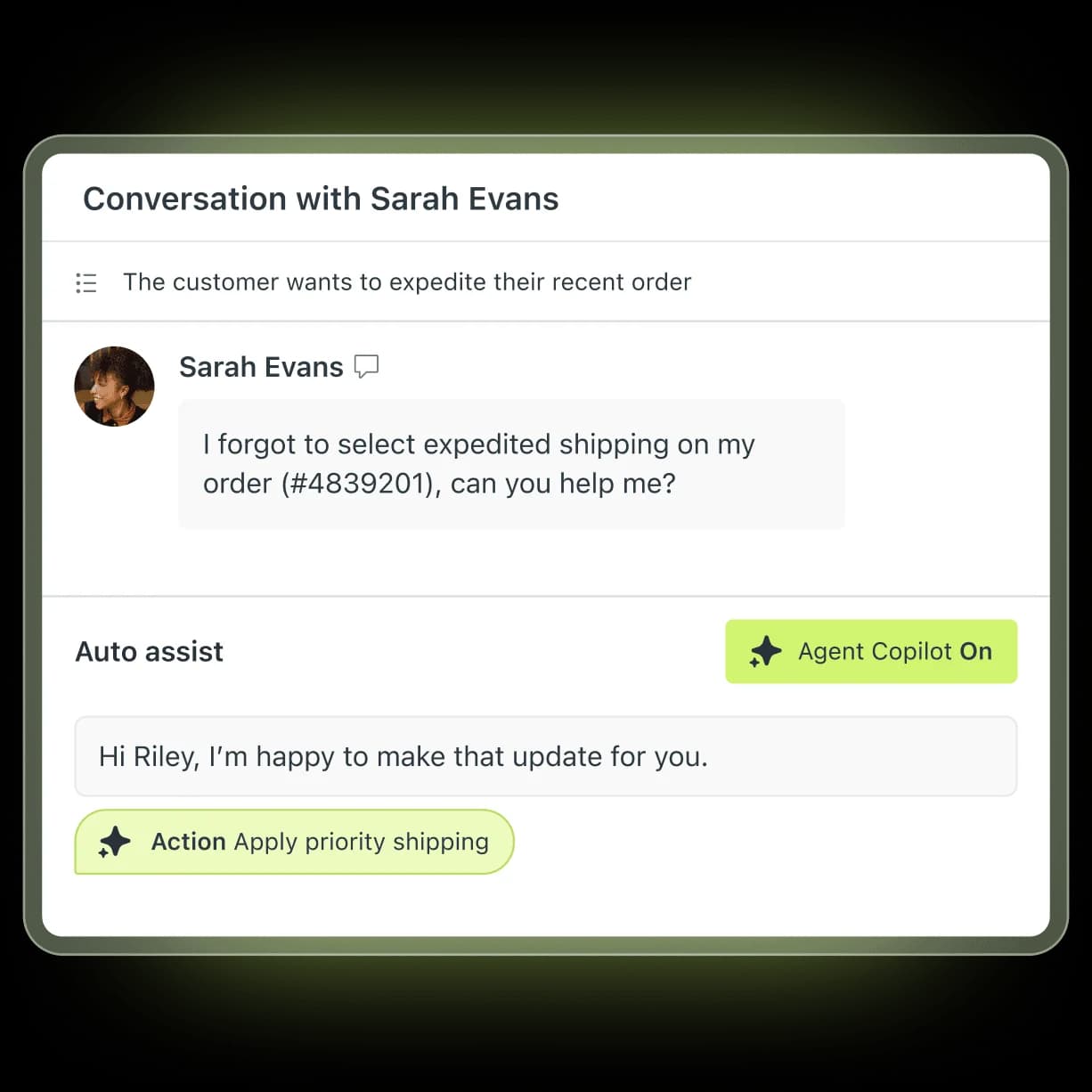 エージェントワークスペース内で返信とアクションを提案するZendesk CopilotのAuto Assist、Zendeskより