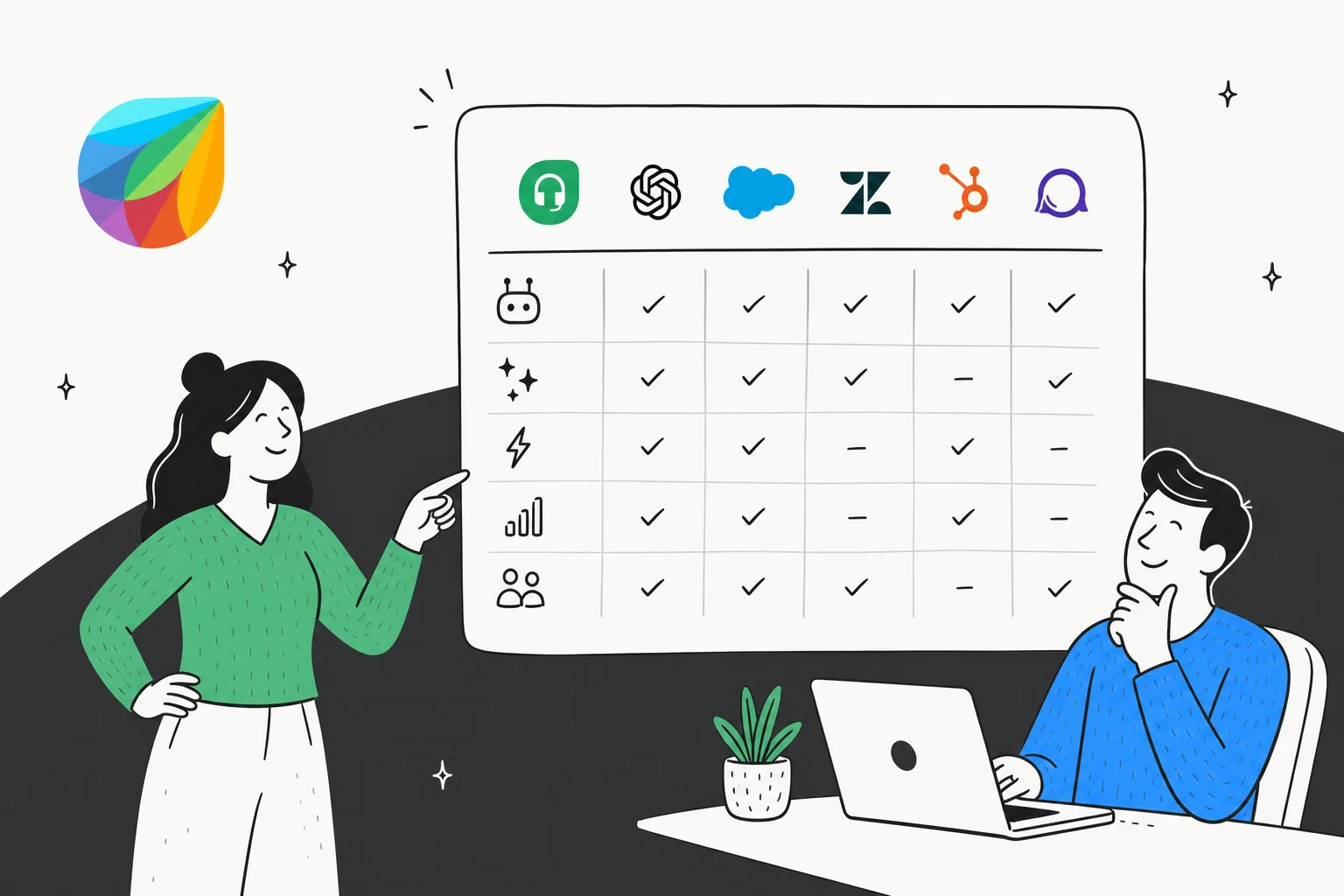 Comparaison des meilleurs concurrents IA de Freshdesk et alternatives à Freddy AI