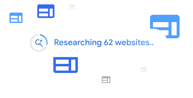 Google Sheets-Oberfläche mit einem Finanzdashboard und Gemini AI-Seitenleiste zur Datensananalyse, von Google One