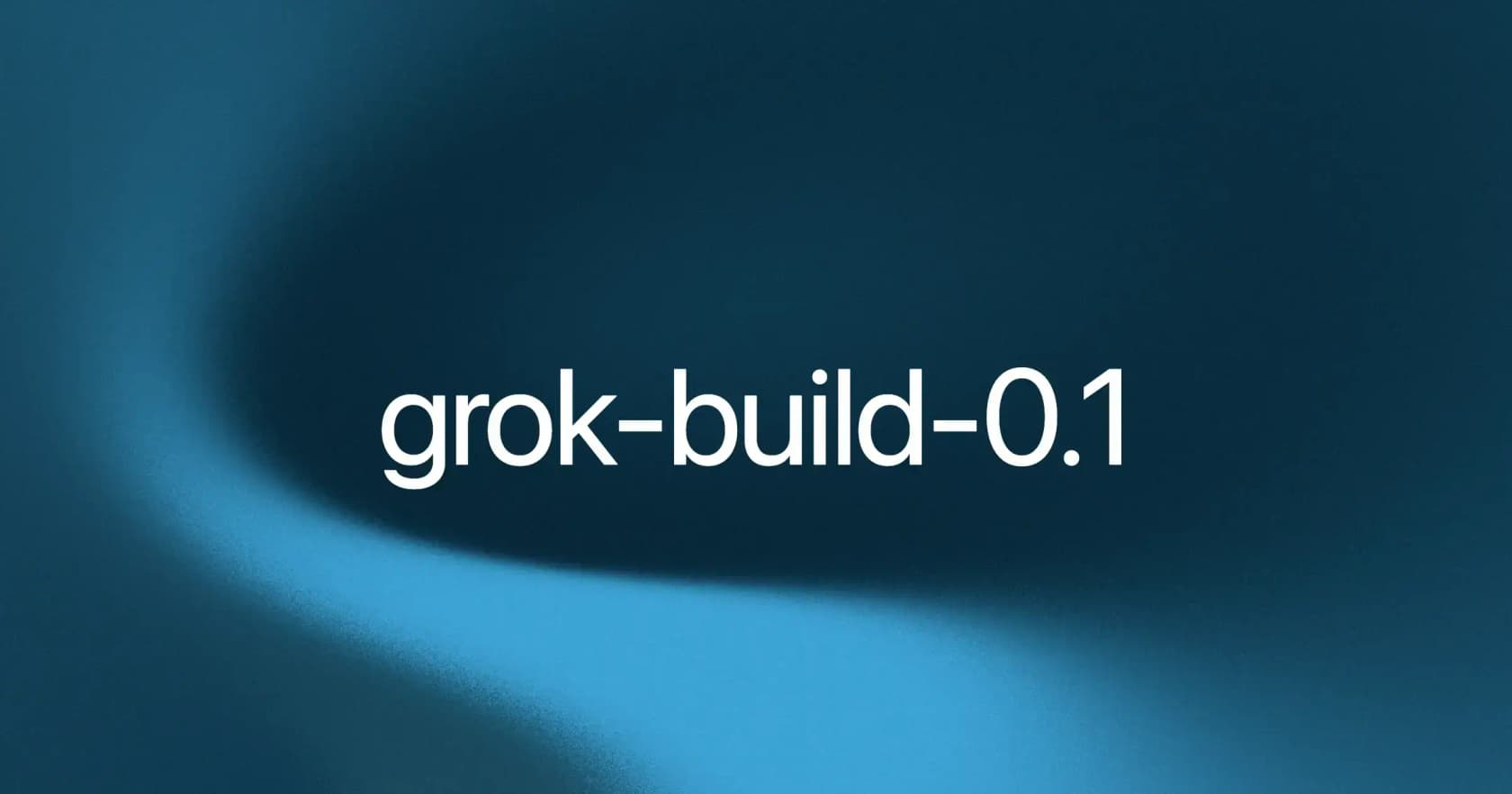Ankündigungskarte für das Coding-Modell grok-build-0.1