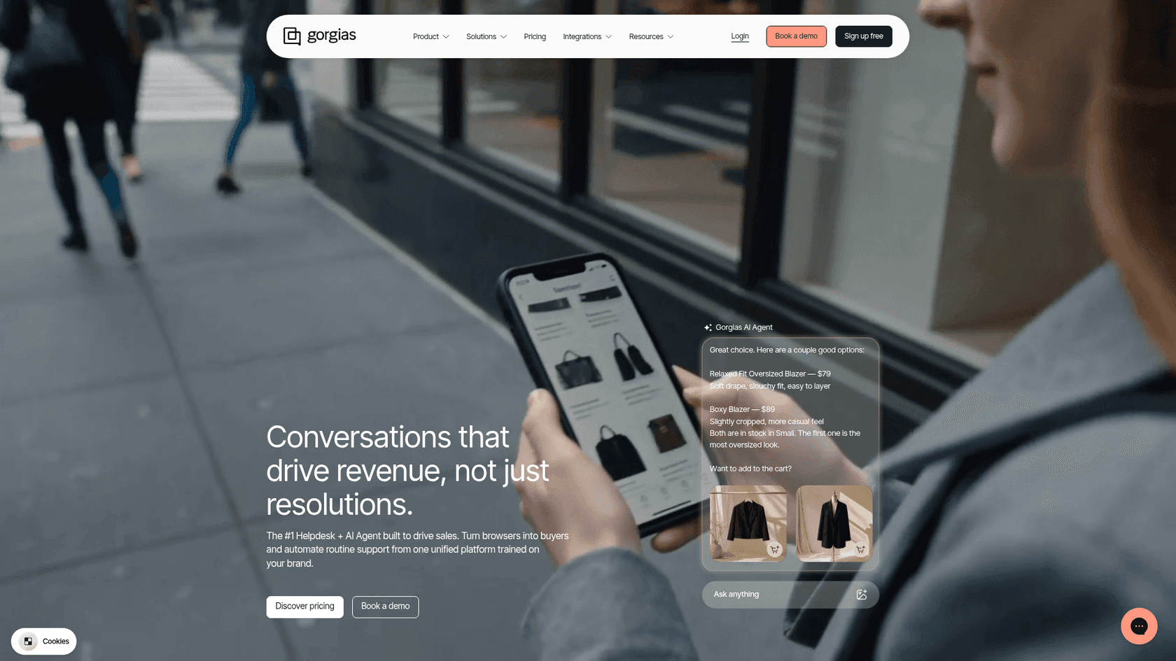 Gorgias ecommerce helpdesk and AI Agent