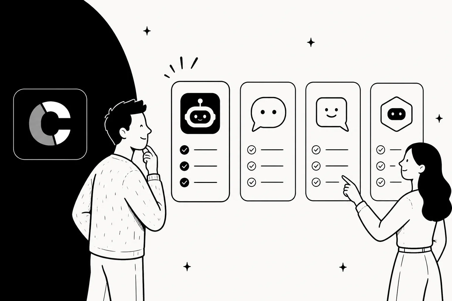 Illustrated roundup of the best Chatbase alternatives in 2026