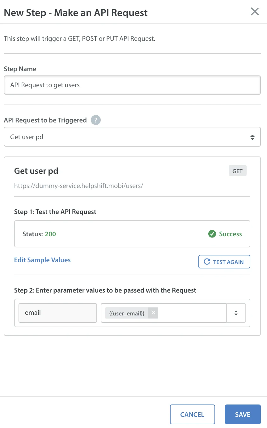 Helpshift AI agent setup screen with general instructions and guardrails, as taken from Helpshift