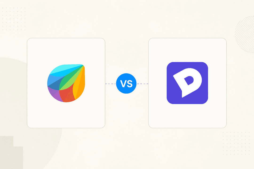 Comparación de Freshdesk vs Dixa con los logotipos de ambas plataformas uno al lado del otro