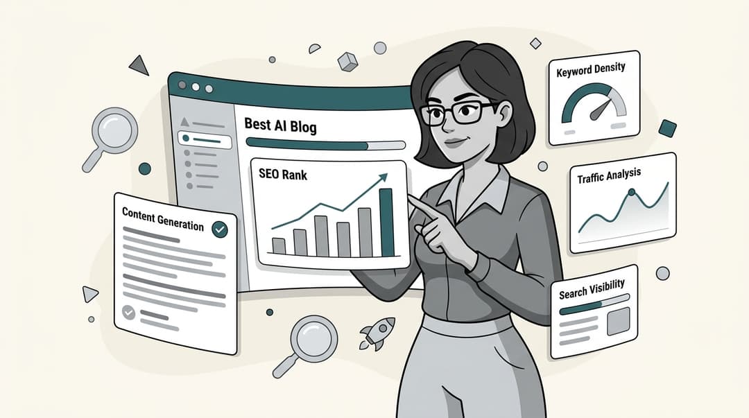 Bannerbild für die 7 besten KI-Blogpost-Generatoren für SEO im Jahr 2026