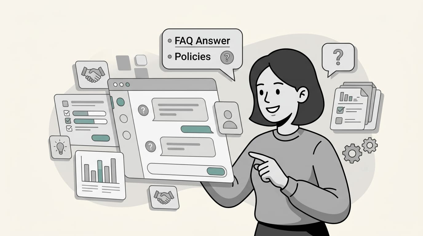 Image de bannière pour L'IA pour les questions d'onboarding des employés : Le guide complet 2026