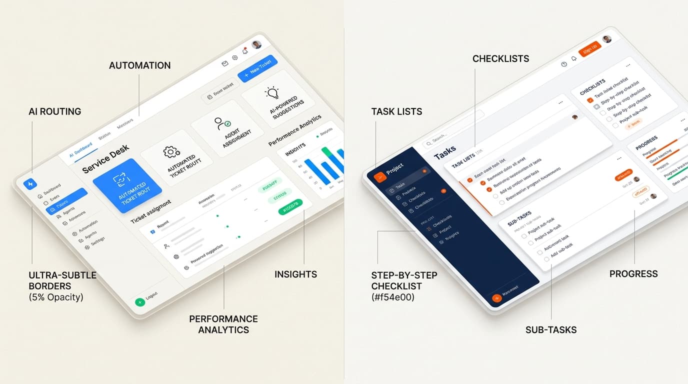 Freshdesk privilégie l'automatisation pilotée par l'IA et la profondeur de l'écosystème, tandis que HappyFox se concentre sur la gestion granulaire des tâches et la flexibilité des flux de travail.