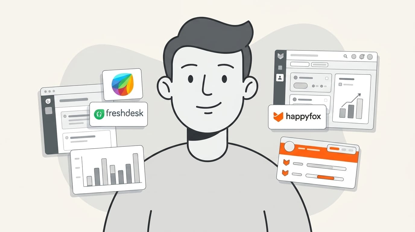 Bannière pour Freshdesk vs HappyFox : quel service d'assistance choisir en 2026 ?