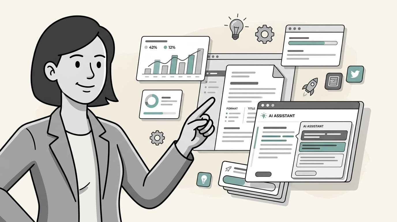 2026年スタートアップ向けAIライティングツールベスト7:究極のスピードスタックのバナー画像