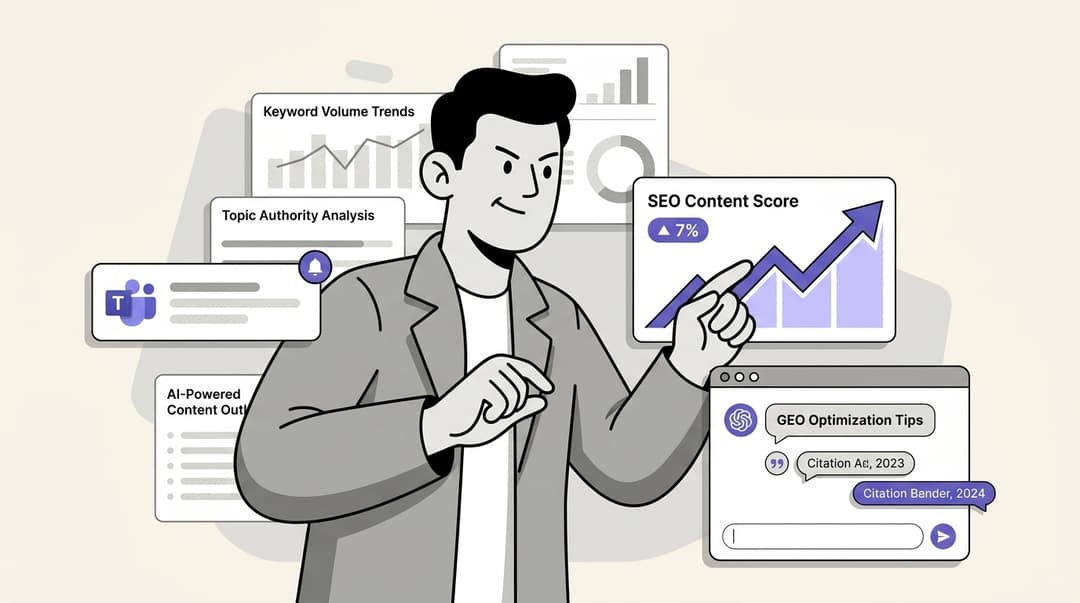 Banner image for 7 best AI tools for SEO content teams in 2026