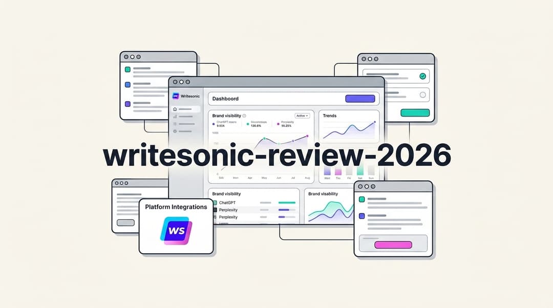 Bannerbild für den Writesonic-Testbericht 2026: Lohnt sich die ultimative KI-Plattform?