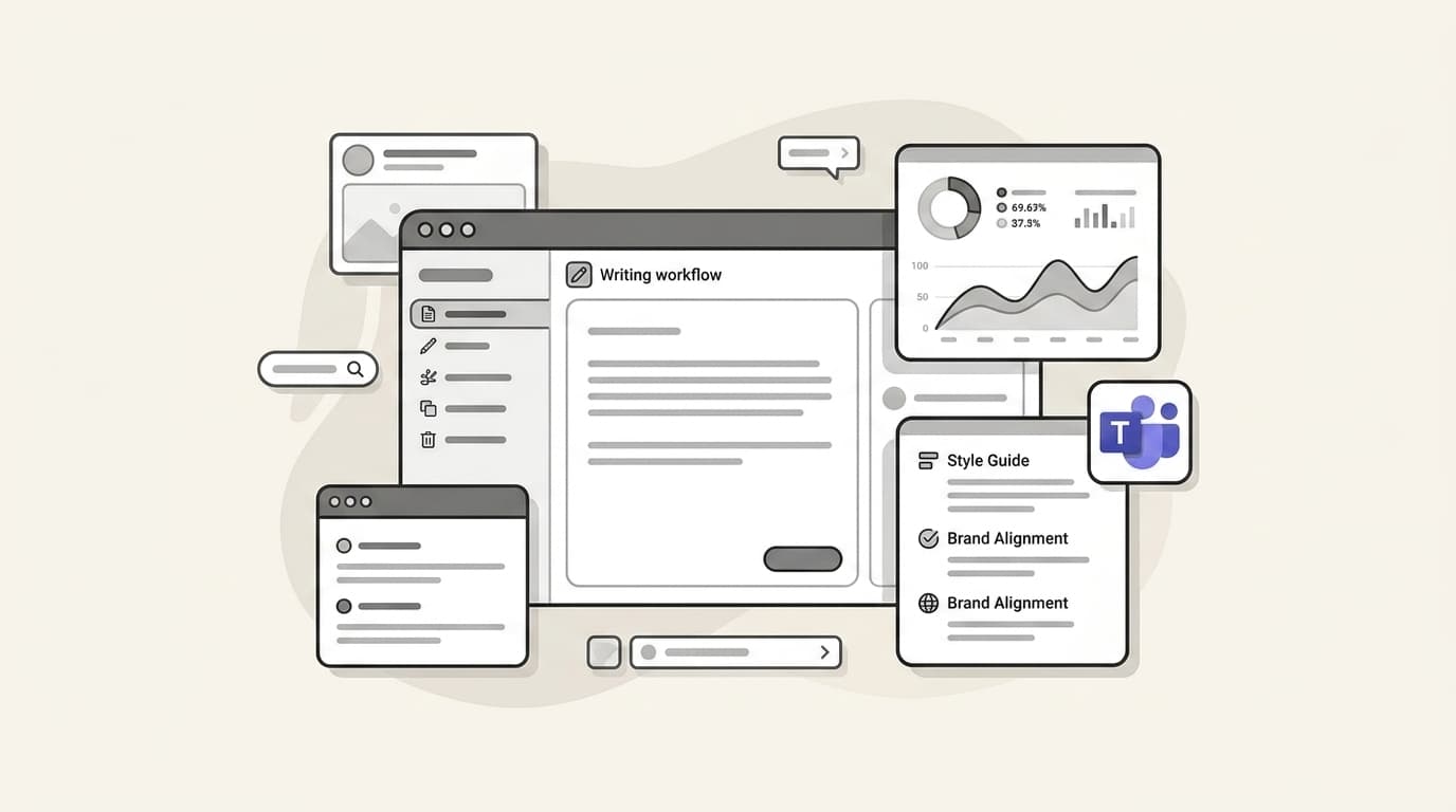 Bannerbild für Writer.com Bewertung für Teams 2026: Agentische KI vs. Grammarly