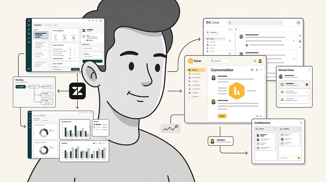 Banner image for Zendesk vs Hiver in 2026: Which helpdesk is right for you?