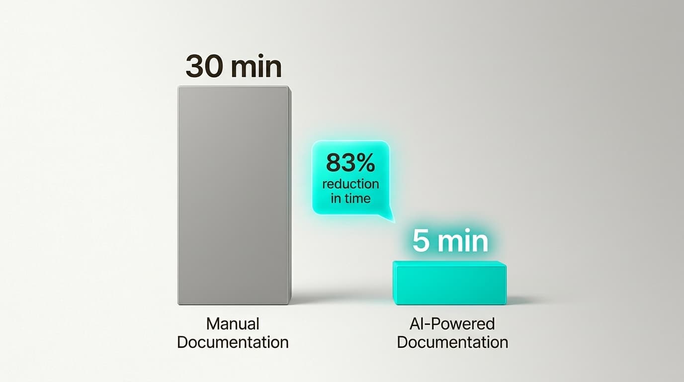 KI-gestützte Dokumentationstools reduzieren den manuellen Aufwand drastisch, sodass Engineering-Teams APIs bis zu sechsmal schneller dokumentieren können.