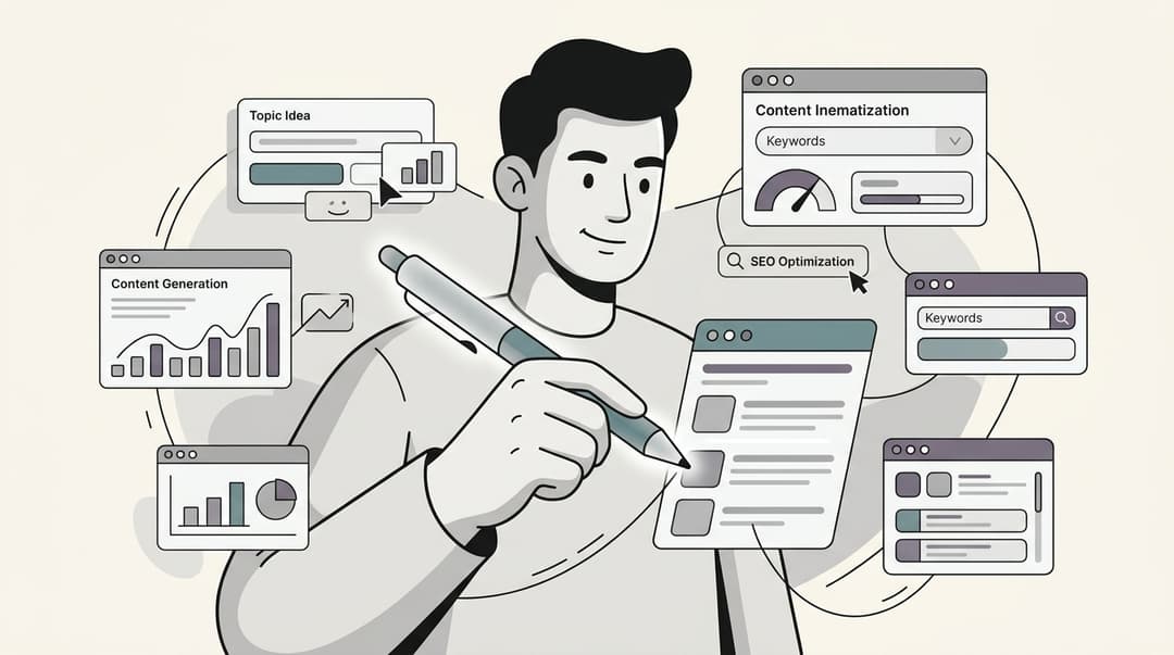 Imagen de banner para Los 7 mejores generadores gratuitos de entradas de blog con IA para especialistas en marketing en 2026