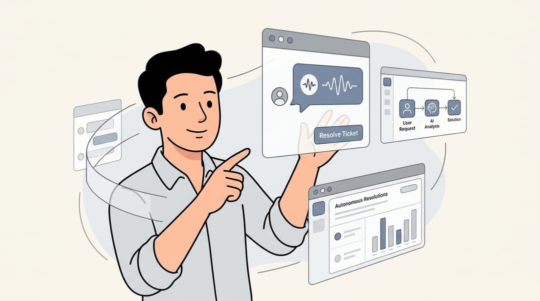 Image de bannière pour L'IA pour le support informatique par chat : Le guide complet pour 2026