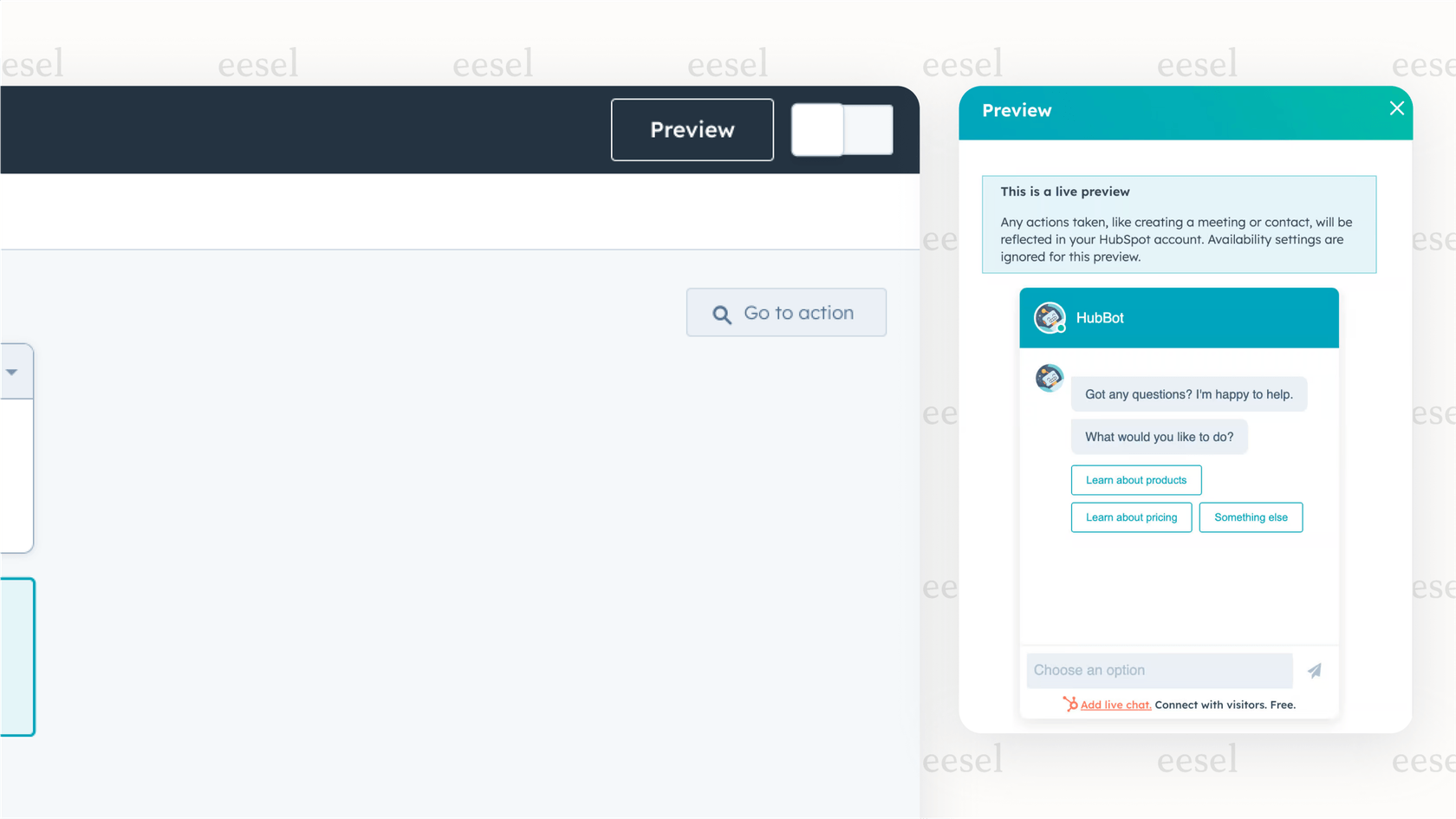 Testing and activating your HubSpot AI chatbot.