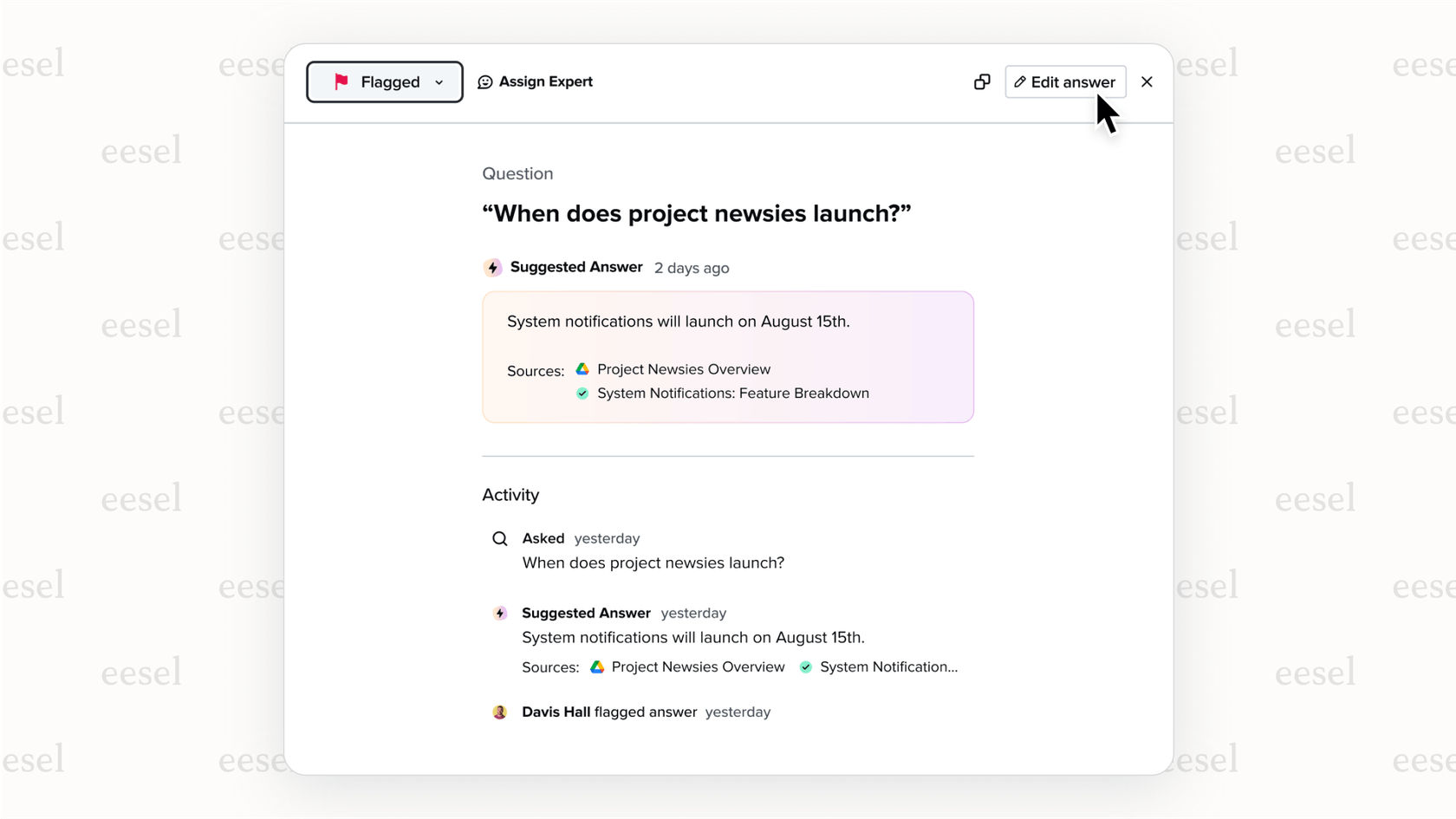 Screenshot of the Guri AI platform