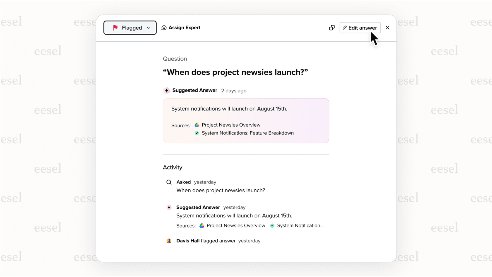 Screenshot of the Guri AI platform