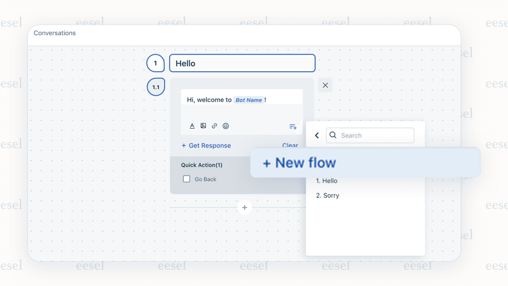 The no-code builder for the Freshdesk AI chatbot.