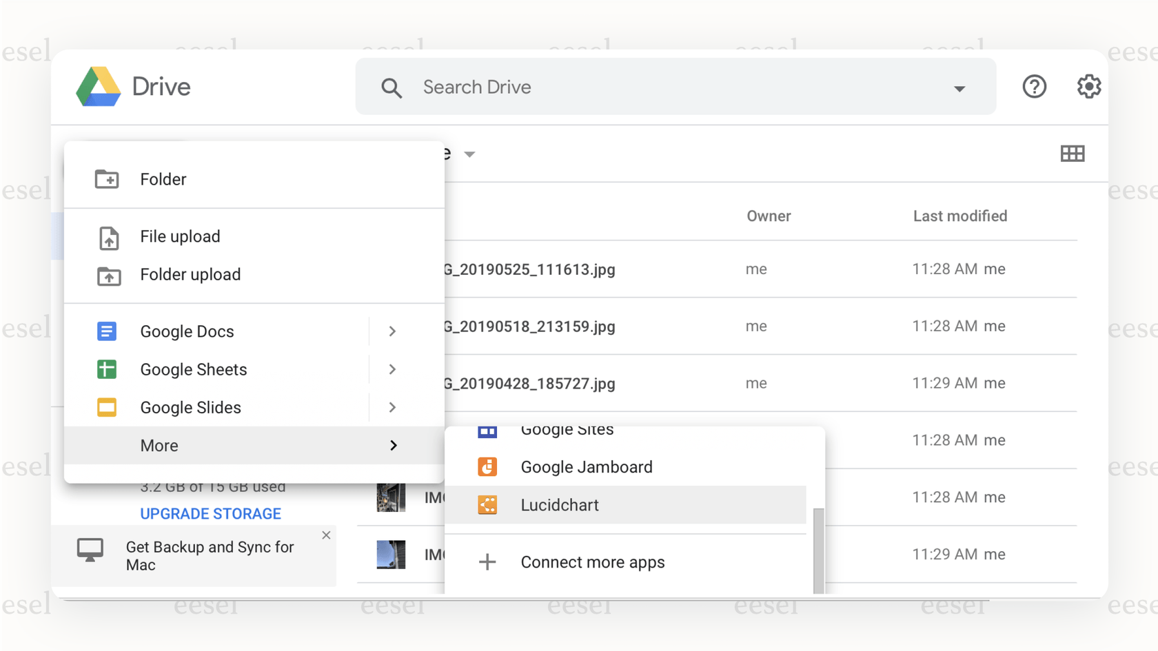 Screenshot for a google drive review showing the user interface with Docs, Sheets, and Slides files.
This tight-knit setup lets your team create, edit, and work together in real-time without ever having to hop between different apps. The real magic isn
