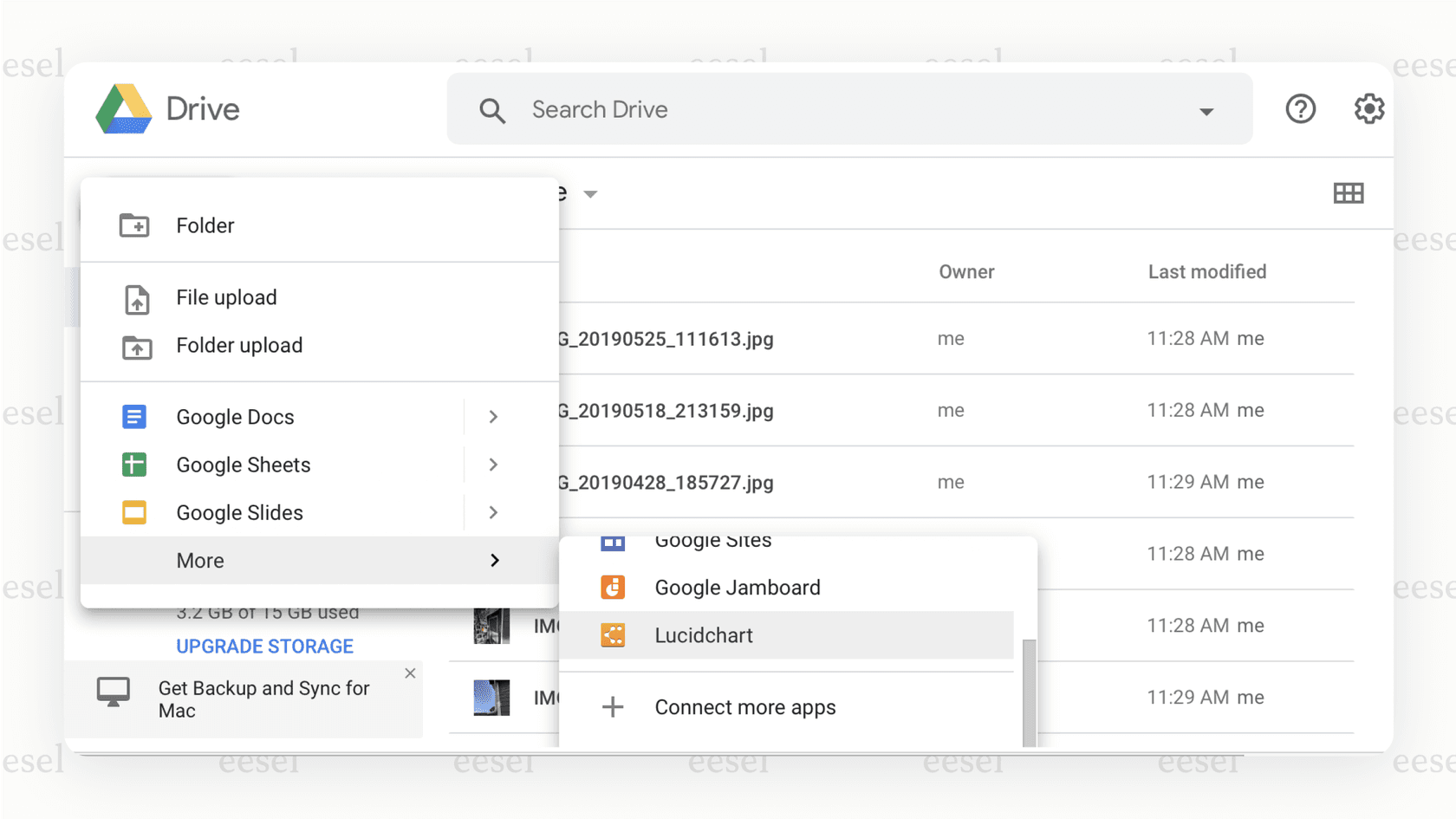 Screenshot for a google drive review showing the user interface with Docs, Sheets, and Slides files.
This tight-knit setup lets your team create, edit, and work together in real-time without ever having to hop between different apps. The real magic isn