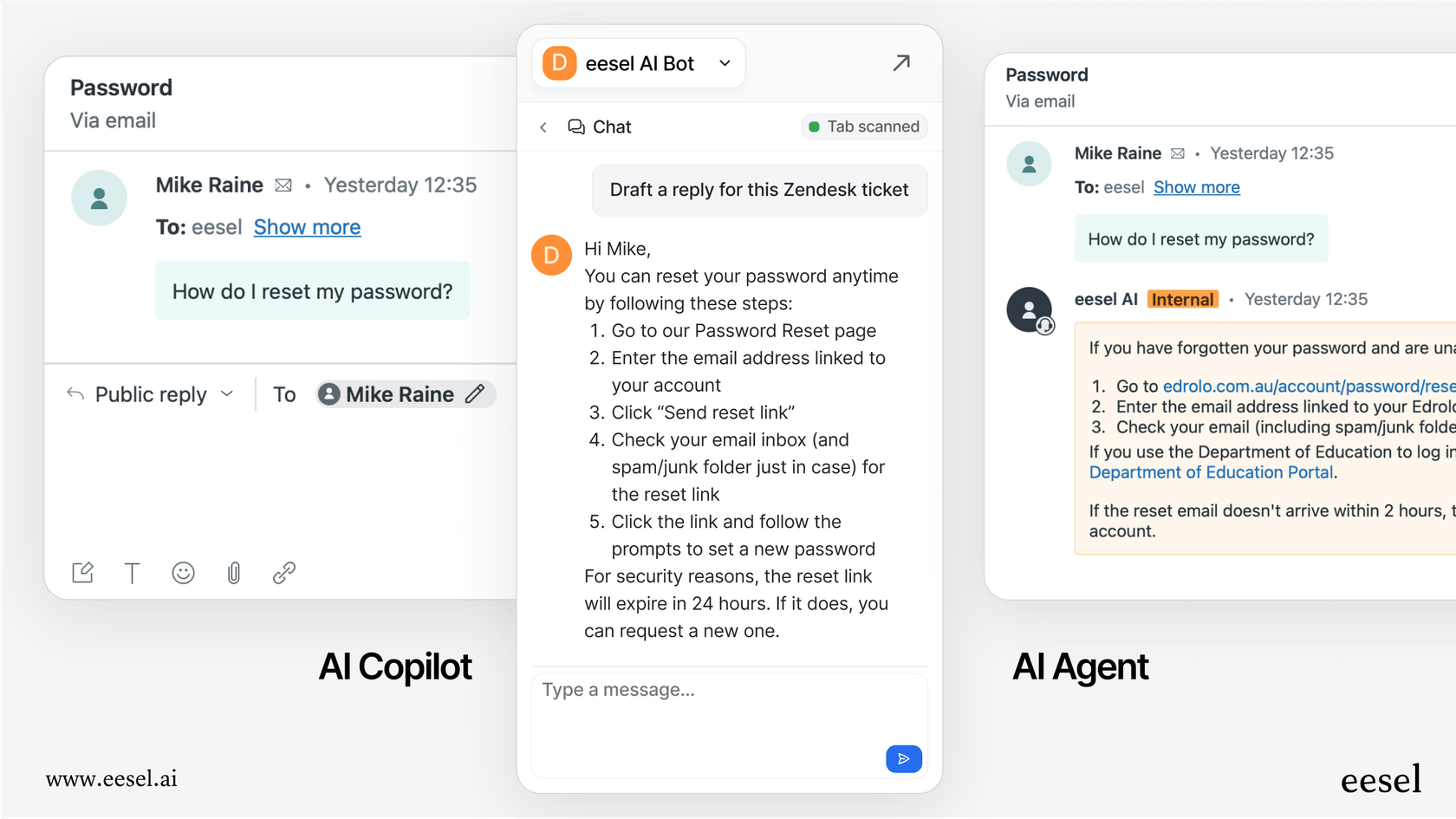 An infographic comparing the roles of AI Co-pilots and Autonomous AI agents within a modern AI workforce.